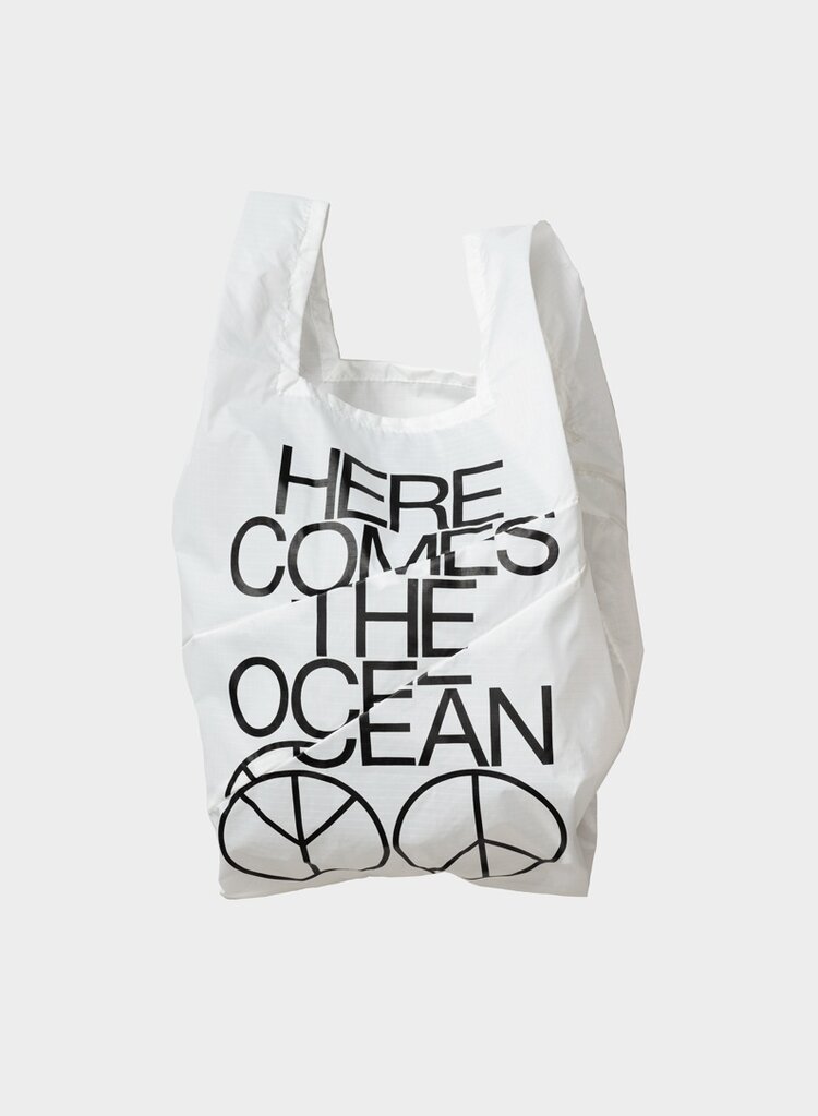 Susan Bijl The New Shopping Bag Ocean White Medium