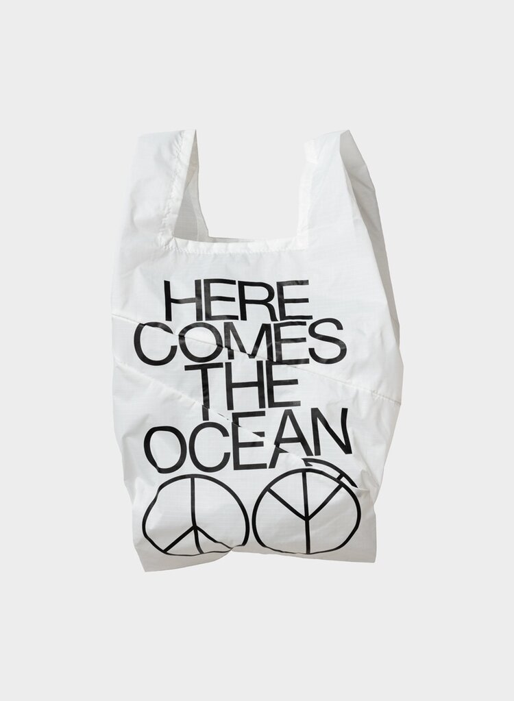 Susan Bijl The New Shopping Bag Ocean White Medium