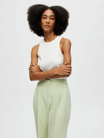 SLFANNA O-NECK TANK TOP Snow White