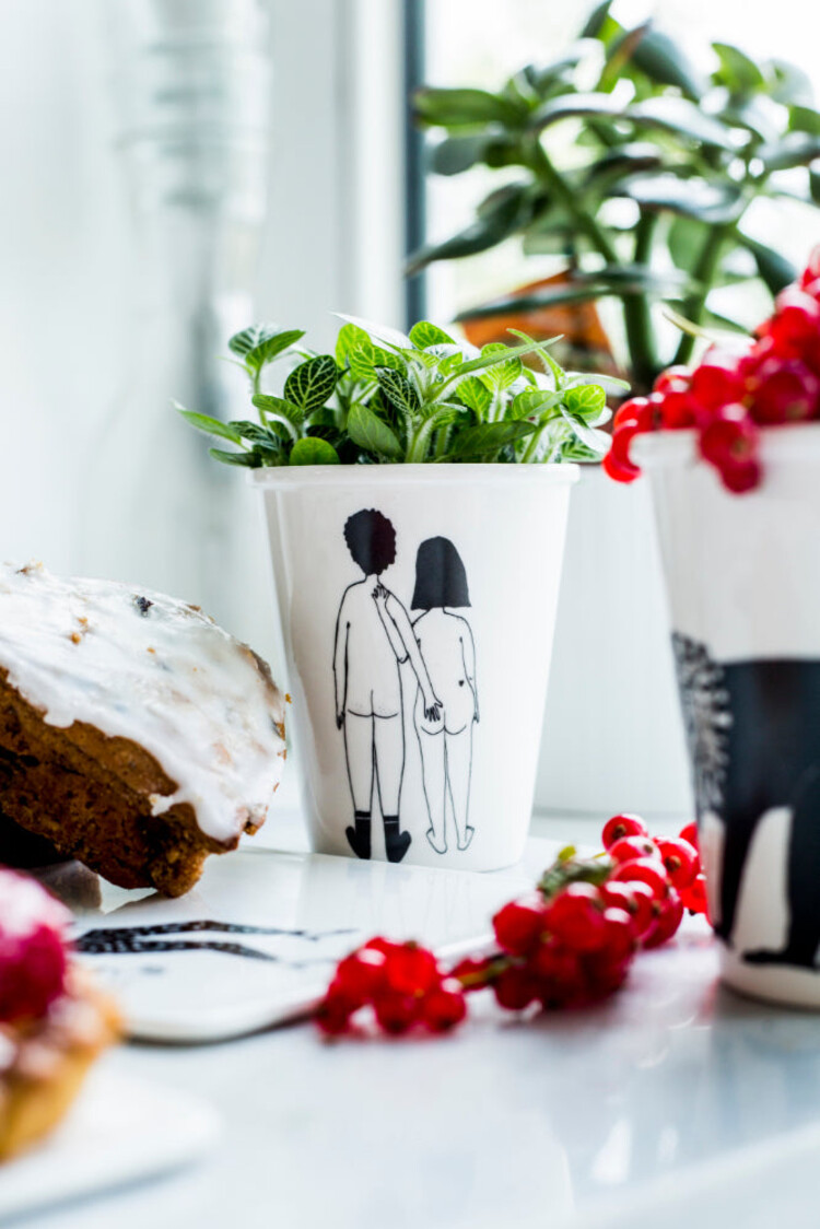 helen b Beker Naked couple back