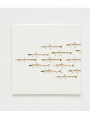 Lylies Wandtegel Collage Naturalis - The wave