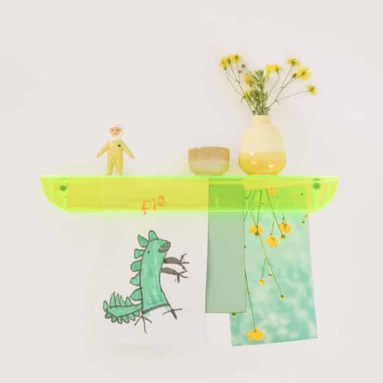 Studio Harm&Elke Pin bar Neon Yellow 45 cm