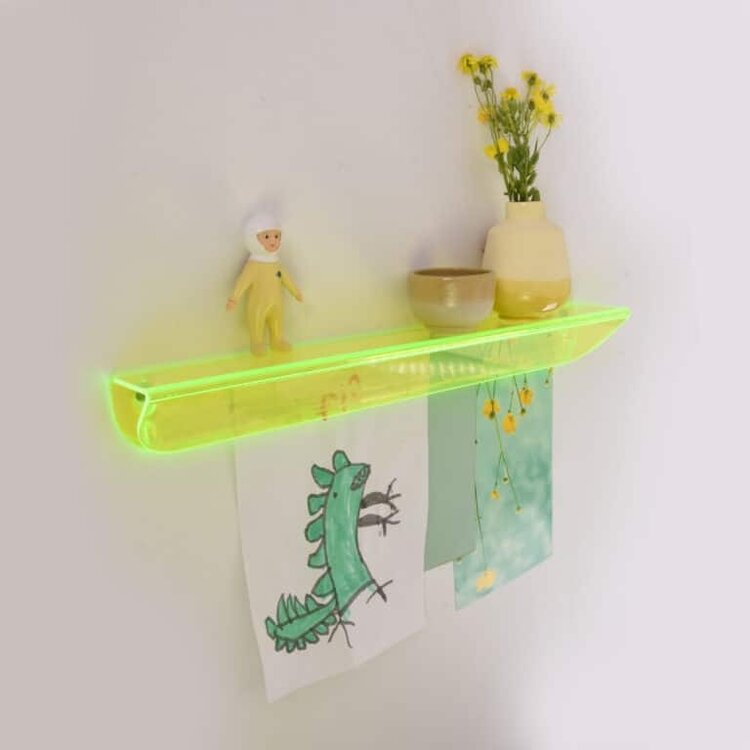 Studio Harm&Elke Pin bar Neon Yellow 45 cm
