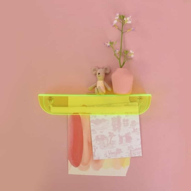 Studio Harm&Elke Pin bar Neon Yellow 30 cm