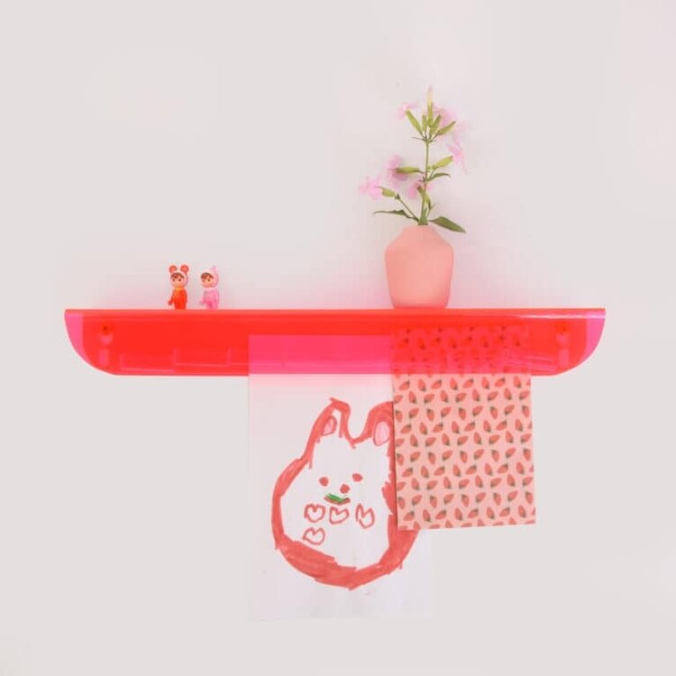 Studio Harm&Elke Pin bar Neon Red 45 cm