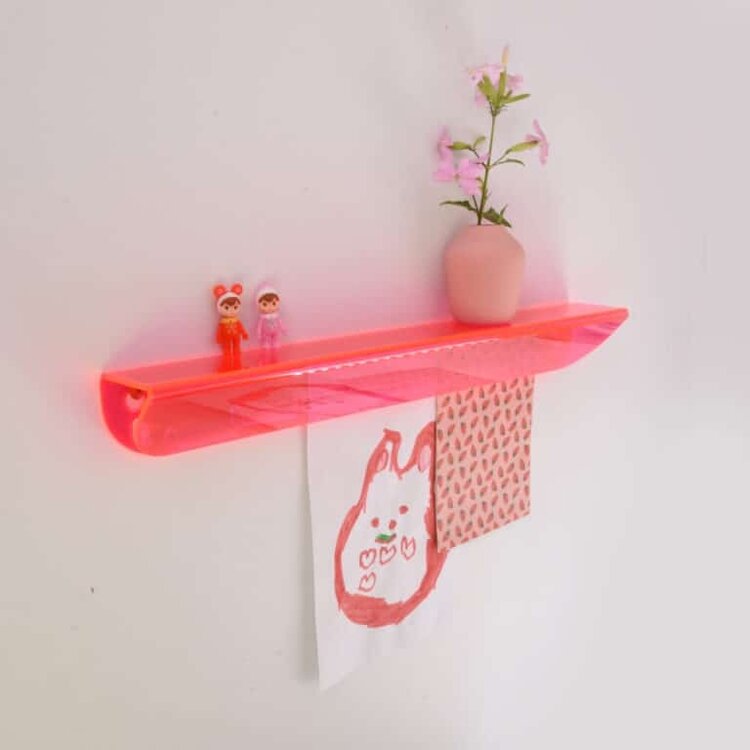 Studio Harm&Elke Pin bar Neon Red 45 cm