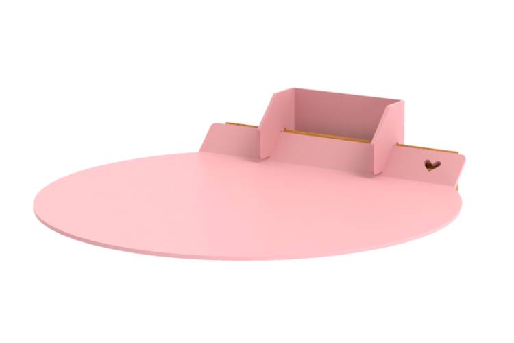 Studio Mippe Sweet Round shelf Fluffy Pink