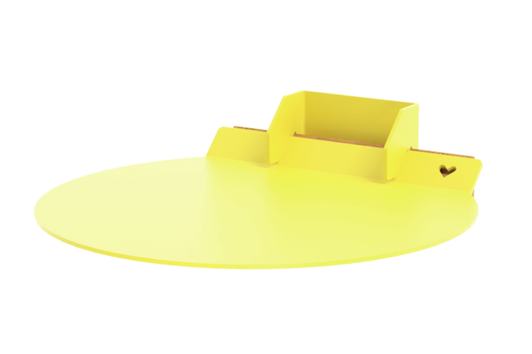 Studio Mippe Sweet Round shelf Yummy Yellow