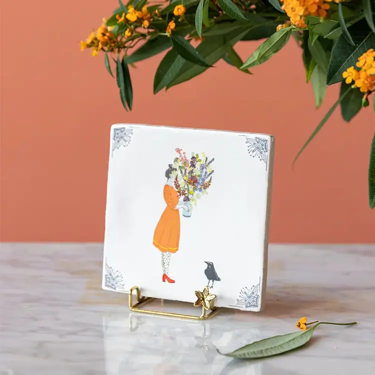 Storytiles Golden holdie Flower