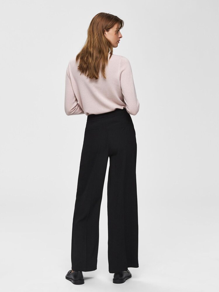 SLFTINNI MW WIDE PANT Black