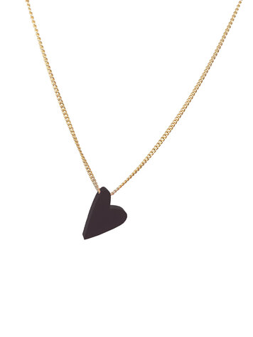 Turina Jewellery Ketting Loved by me Matt Black