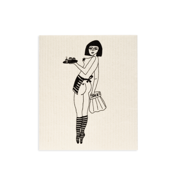 helen b Sponsdoek Flower girl & Pin-up cake girl