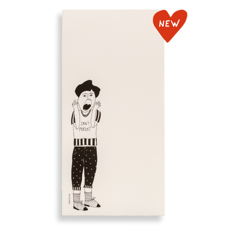 helen b Blocnote lang Don't forget