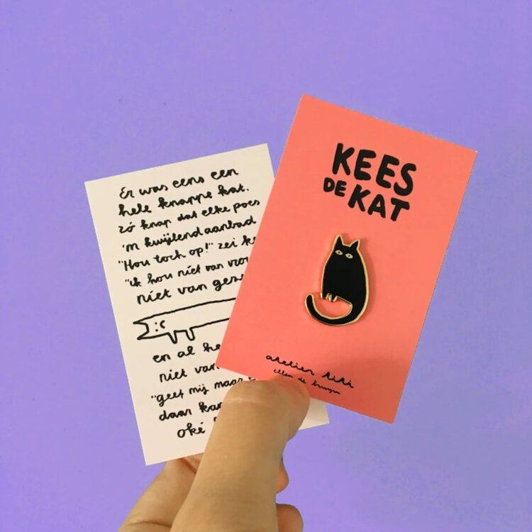Atelier Titi Kees de Kat pin