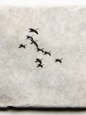 Karen Winnubst Nature Art Block Ganzen