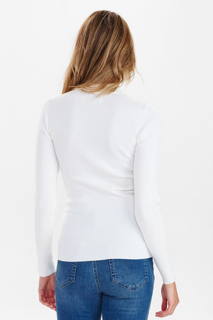 Nümph NUBIA LS PULLOVER  Cloud Dancer