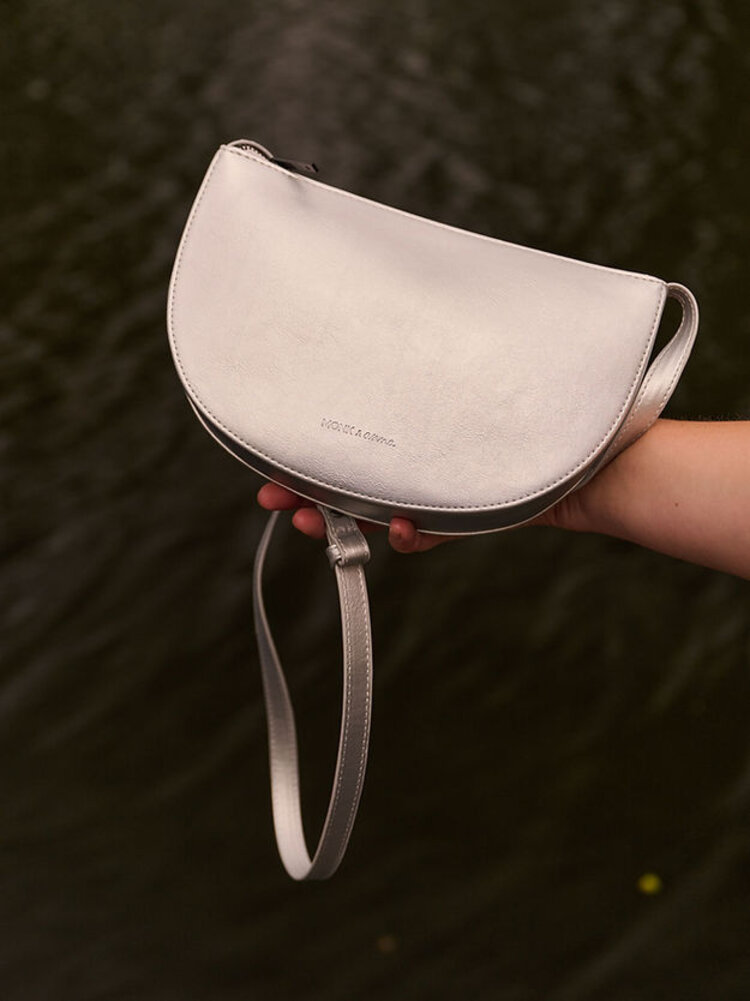 Monk&Anna Farou Half moon bag Hematite