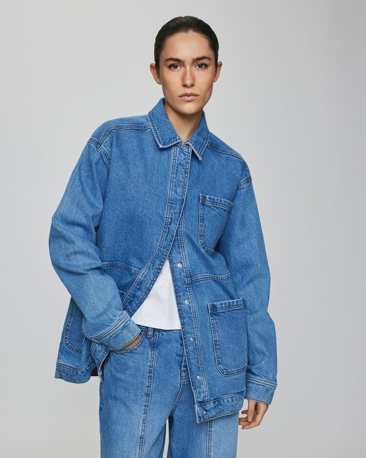 MSCH MSCHEli Ada Denim Jacket Mid Blue Wash