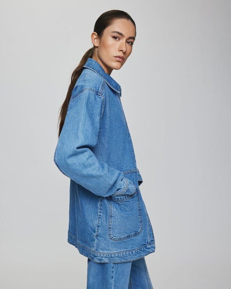 MSCH MSCHEli Ada Denim Jacket Mid Blue Wash