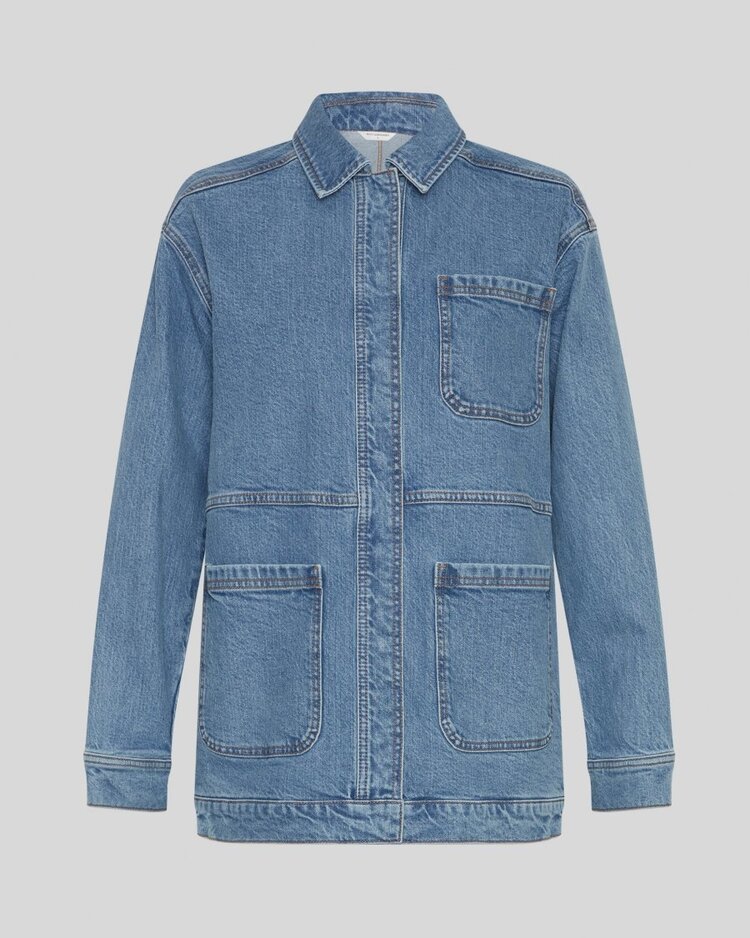 MSCH MSCHEli Ada Denim Jacket Mid Blue Wash