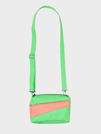 Susan Bijl The New Bum Bag Greenscreen & Coral Small
