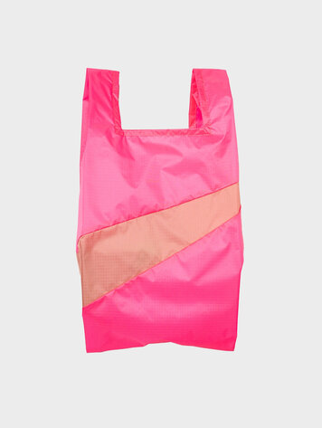 Susan Bijl The New Shopping Bag Fluo Pink & Try Medium