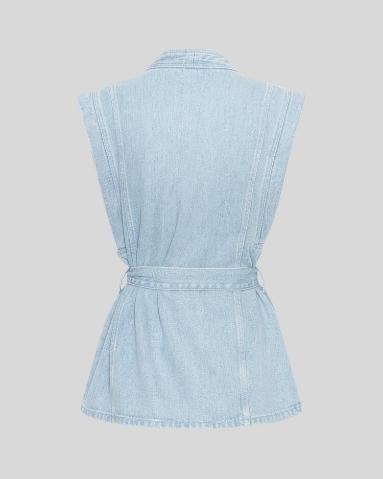 MSCH MSCHJosephine Rue Vest Light blue Wash