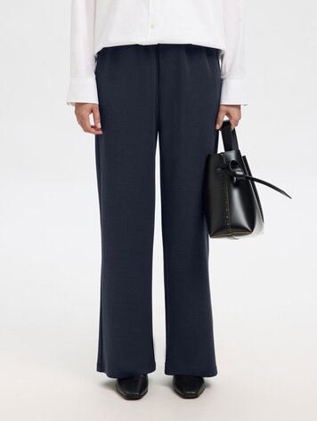 Selected Femme SLFTENNY RELAXED PANTS Dark Sapphire