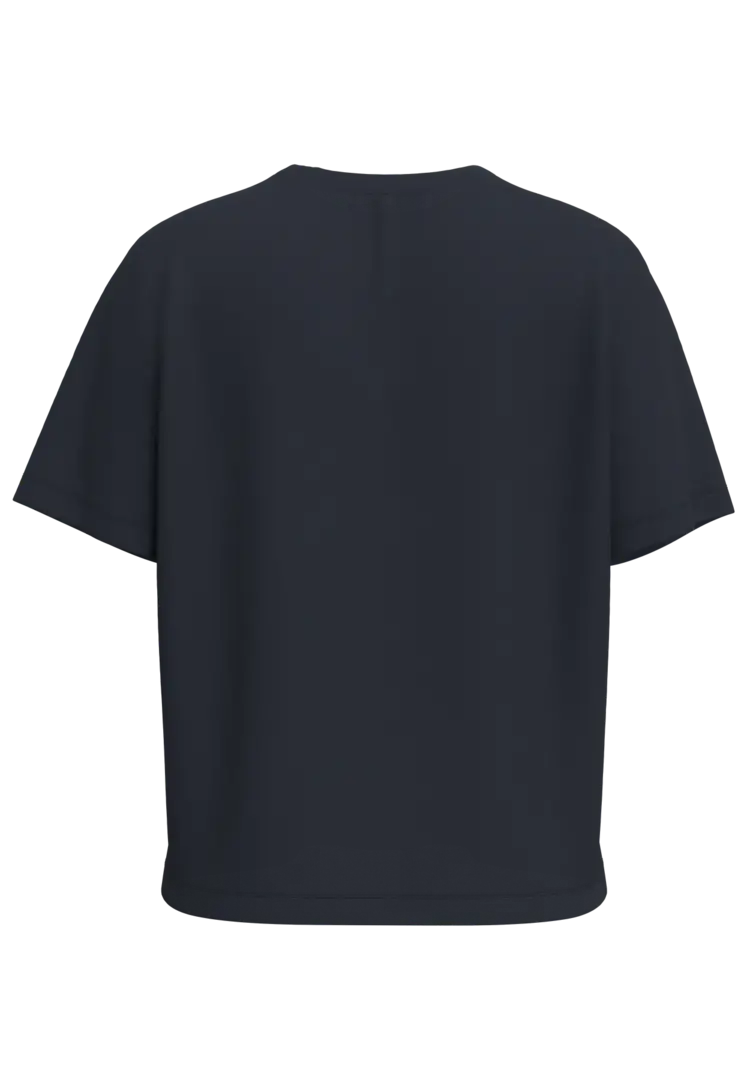 Selected Femme SLFTENNY SS BOXY O-NECK TEE Dark Sapphire