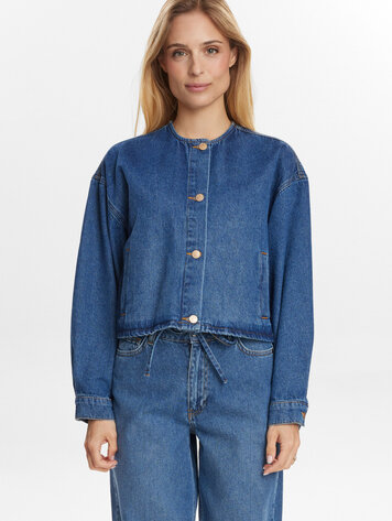 Nümph NUCUBA JACKET Classic Blue Denim