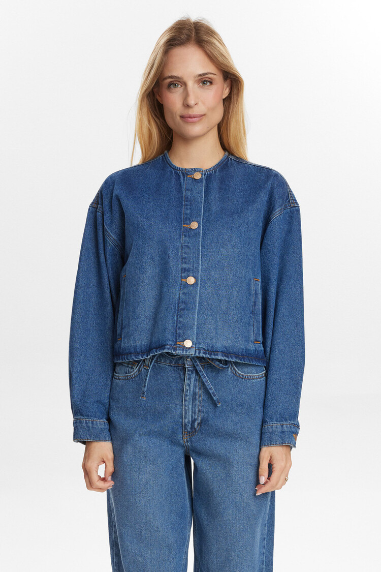 Nümph NUCUBA JACKET Classic Blue Denim