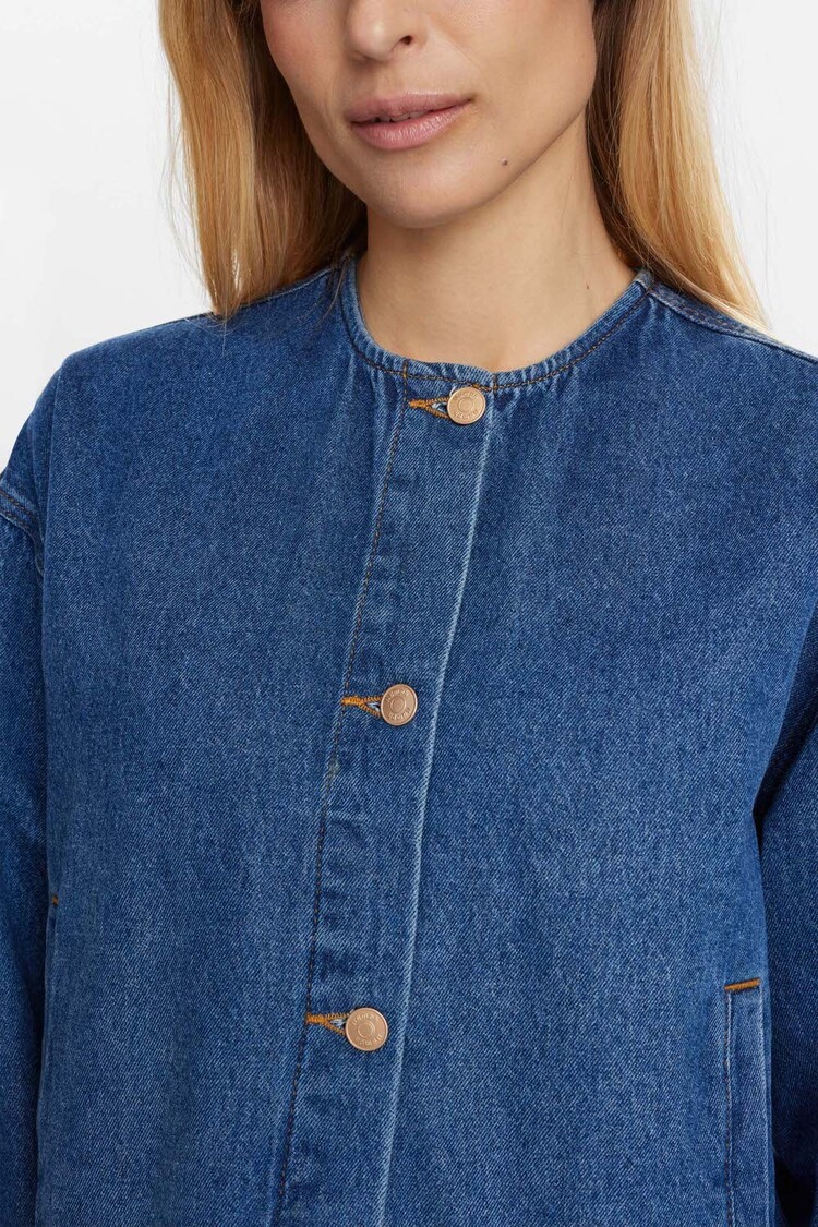 Nümph NUCUBA JACKET Classic Blue Denim