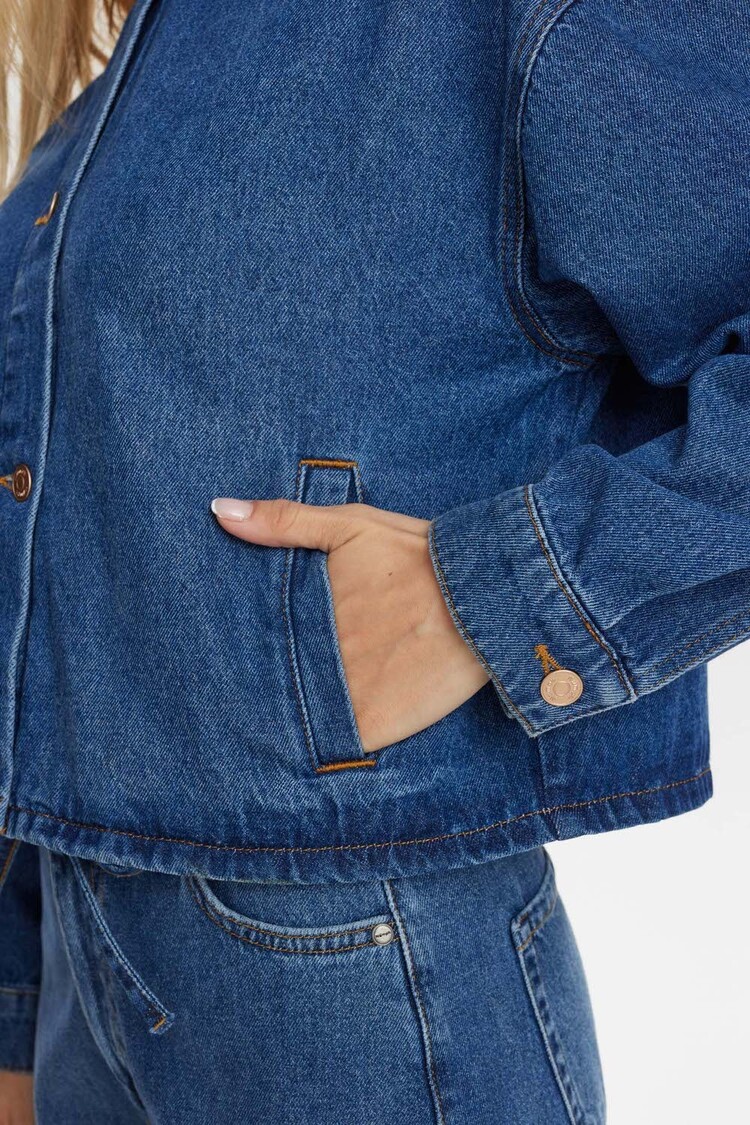 Nümph NUCUBA JACKET Classic Blue Denim