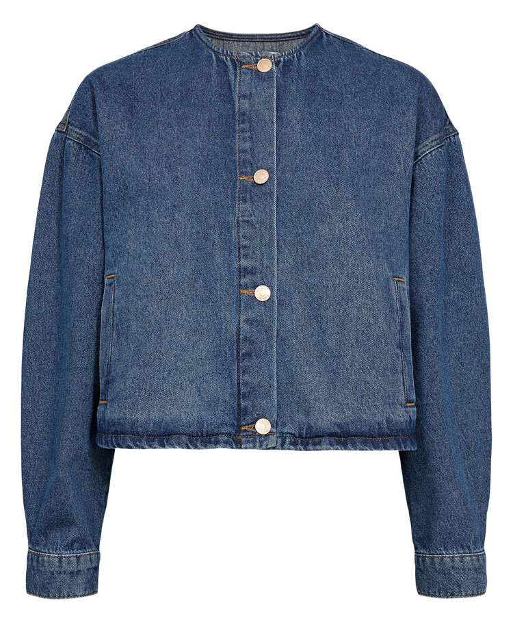 Nümph NUCUBA JACKET Classic Blue Denim