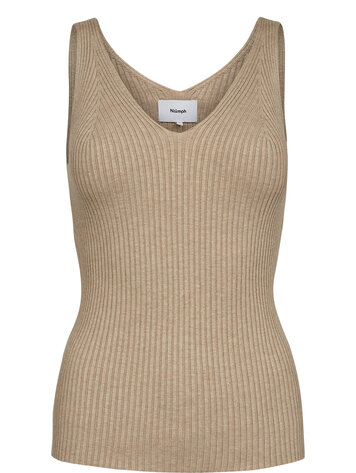 Nümph NUCERYS KNIT TOP Sesame Melange
