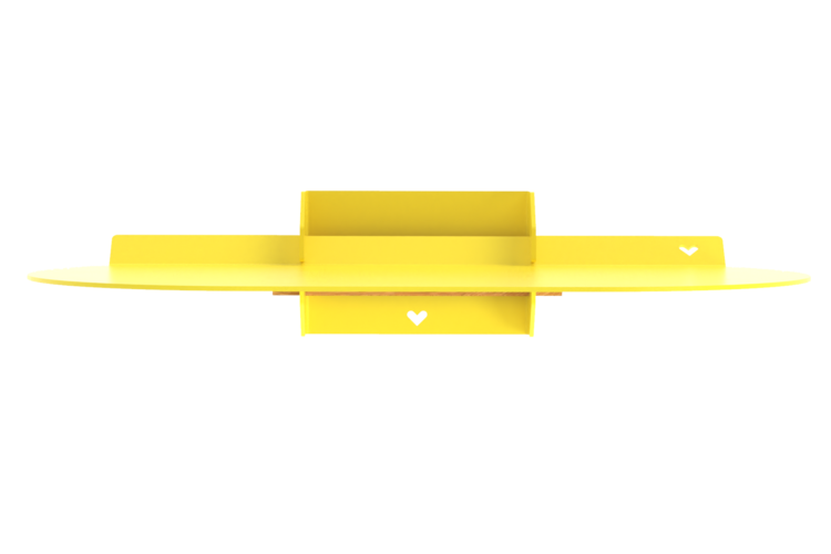 Studio Mippe Sweet Oval shelf Yummy Yellow