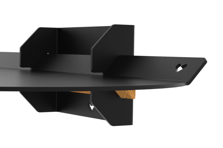 Studio Mippe Sweet Oval shelf Black Pepper