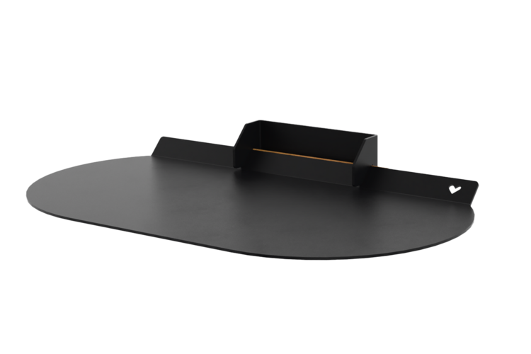 Studio Mippe Sweet Oval shelf Black Pepper