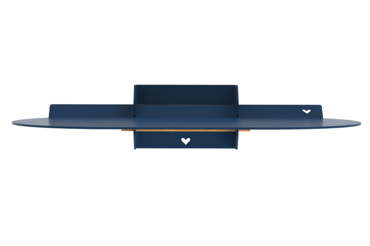 Studio Mippe Sweet Oval shelf Inky Blue