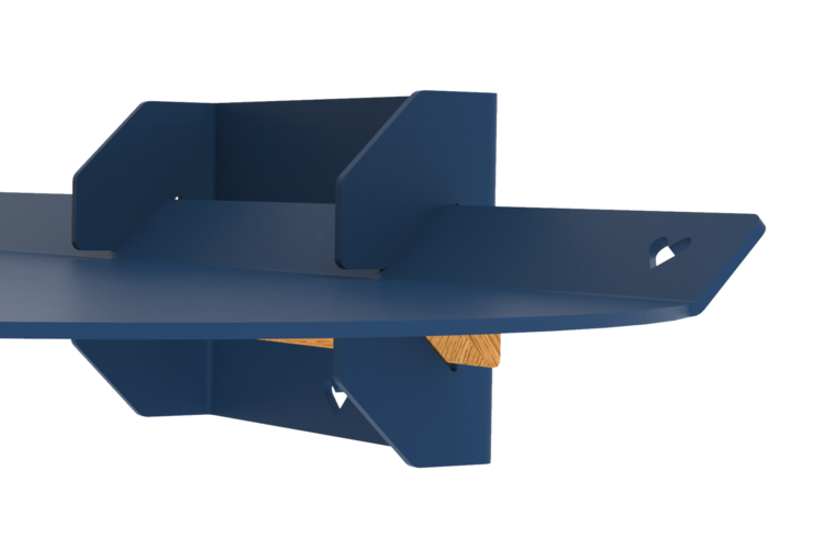 Studio Mippe Sweet Oval shelf Inky Blue