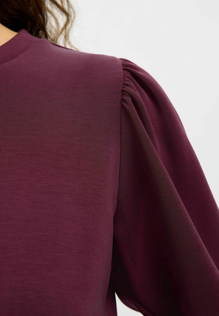 Selected Femme SLFTENNY 3/4 SWEAT TOP Fig