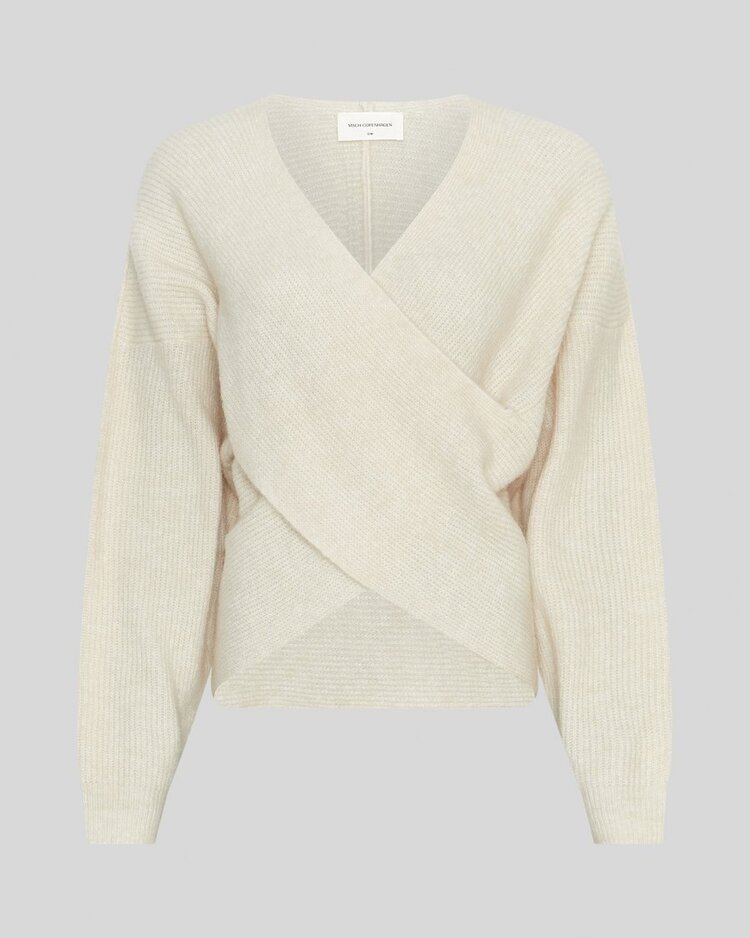 MSCH MSCHZinelle Hope Wrap Pullover Fog Melange