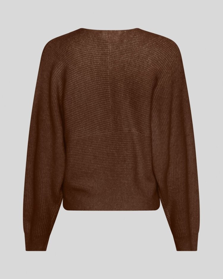 MSCH MSCHZinelle Hope Wrap Pullover Slate Black Melange