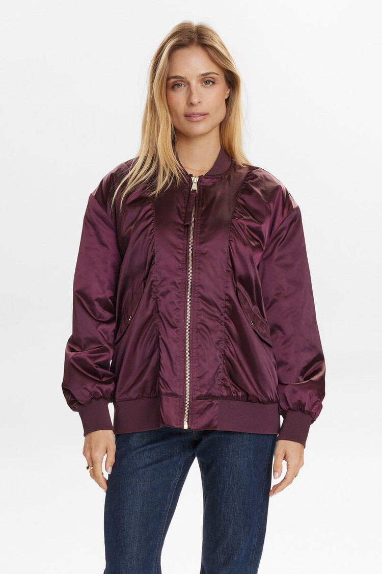 Nümph NUFRIA OVERSIZE BOMBER JACKET Winetasting