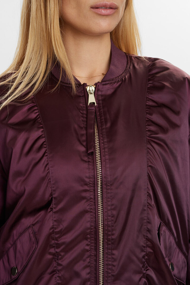 Nümph NUFRIA OVERSIZE BOMBER JACKET Winetasting