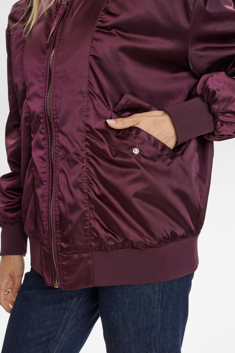 Nümph NUFRIA OVERSIZE BOMBER JACKET Winetasting