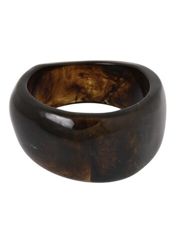 Ellen Beekmans Bangle organisch Bruin / Zwart