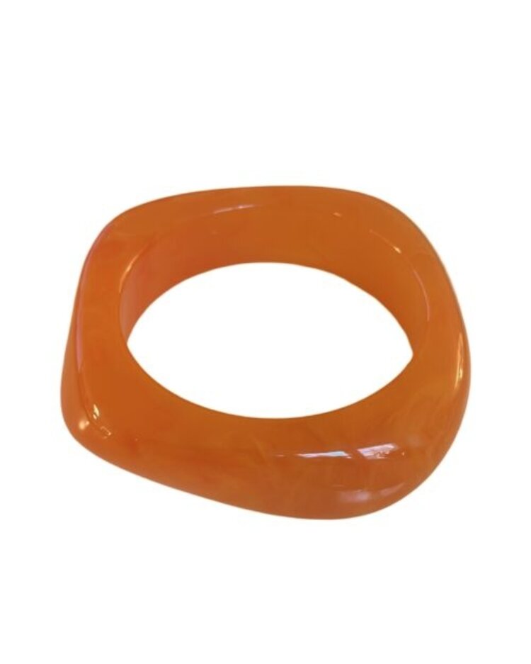 Ellen Beekmans Bangle vierkant Oranje
