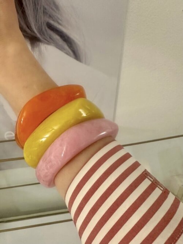 Ellen Beekmans Bangle vierkant Oranje