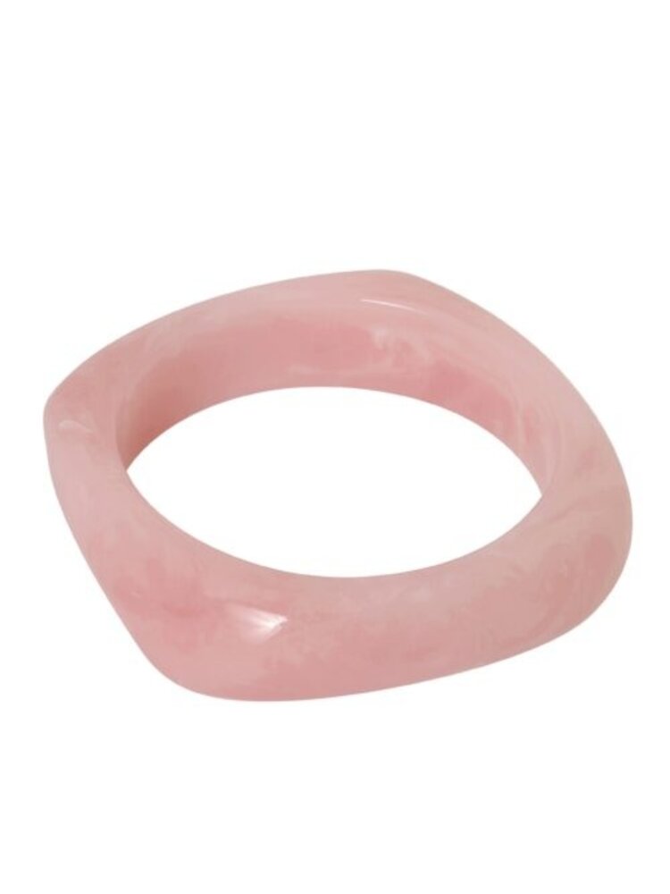 Ellen Beekmans Bangle vierkant organisch Roze